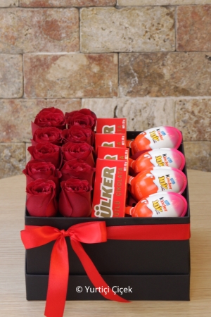 Roses, Nutella and Kinder