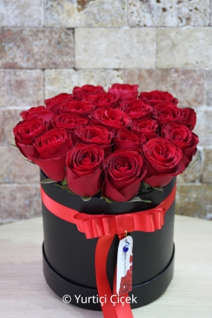 20 Red Roses in a Box