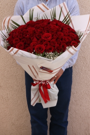 101 Red Roses Bouquet 